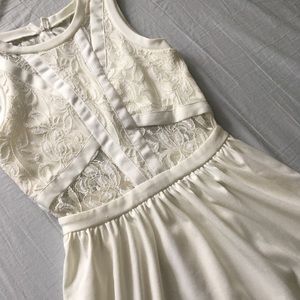 Bloomingdale’s Cream Lace Dress